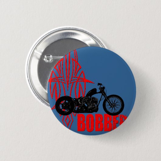 Bobber Motorbike Ronde Button 5,7 Cm (Voorkant /achterkant)