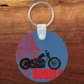 Bobber Motorbike Sleutelhanger (Voorkant)