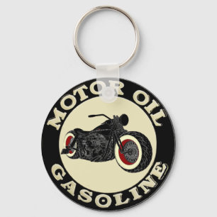 - Bobber - motorolie - benzine Sleutelhanger