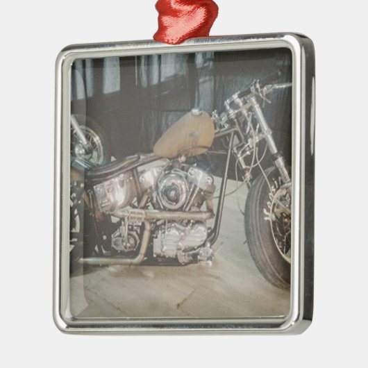 bobberfiets metalen ornament (Links)