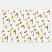 Bobbers, lokken en forel geschenkverpakking inpakpapier vel (Voorkant 2)