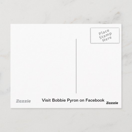 Bobbie Pyron Auteur van A Dog's Way Home Briefkaart (Achterkant)