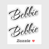 Bobbie x2 Vinyl Sticker (Vel)