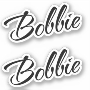 Bobbie x2 Vinyl Sticker