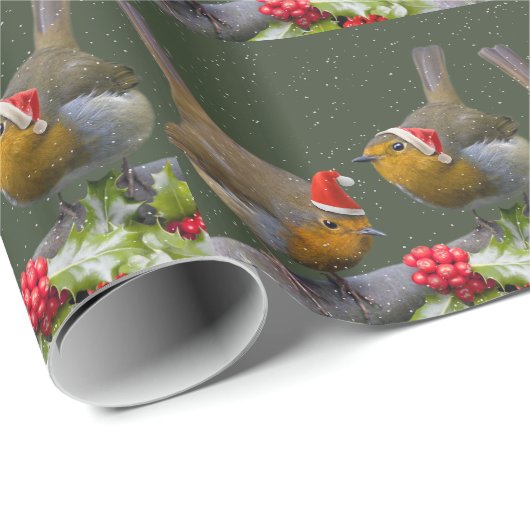 Bobbin' Robins inpakpapier (Rol Hoek)