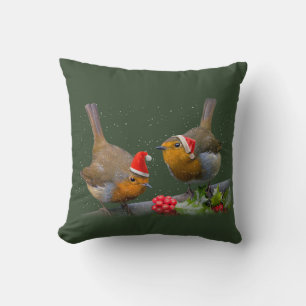 Bobbin' Robins Pillow Kussen