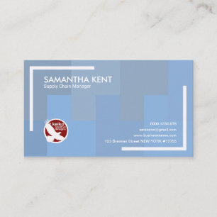 Bobbing Blue Boxes Supply Chain Manager Visitekaartje