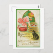 Bobbing voor Appels Halloween Briefkaart (Voorkant / Achterkant)