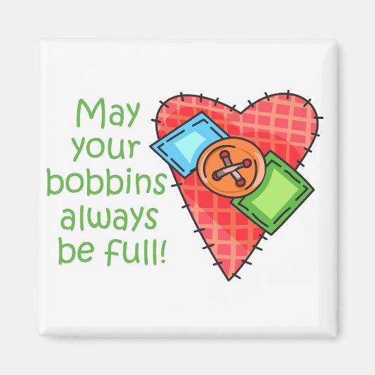 Bobbins altijd vol magneet (Voorkant)