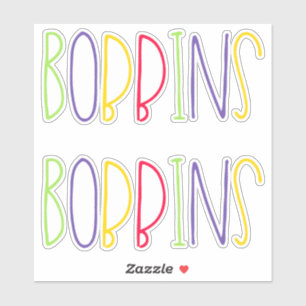 Bobbins, Manchester, Noord-Engeland Slang Sticker