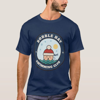 Bobble Hat Zwemclub, Winter Wild Zwemmen T-shirt