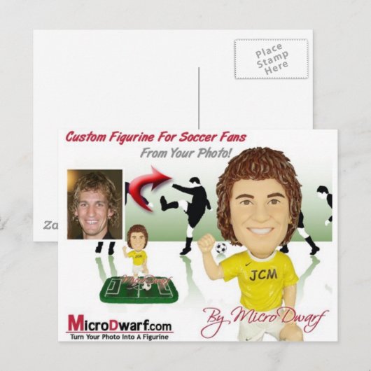 Bobbleheads Bobblehead Bobble Heads Briefkaart (Voorkant / Achterkant)