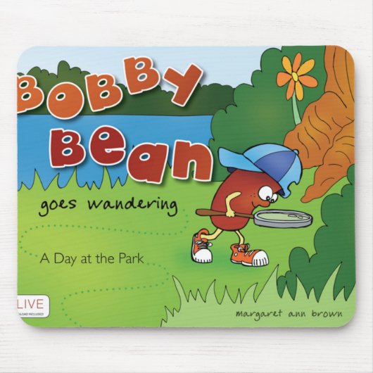 Bobby Bean Book Hoesje Muismat (Voorkant)