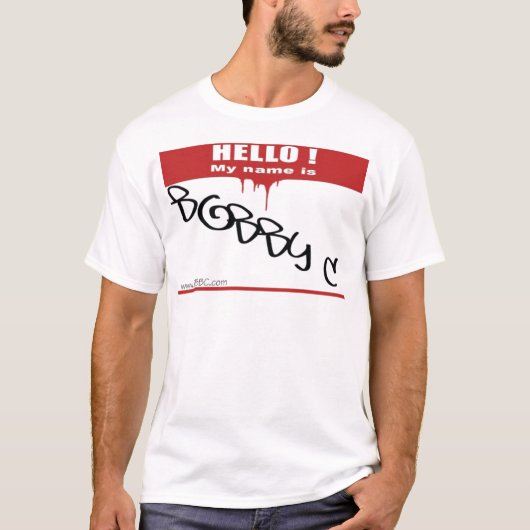 Bobby C T-shirt (Voorkant)