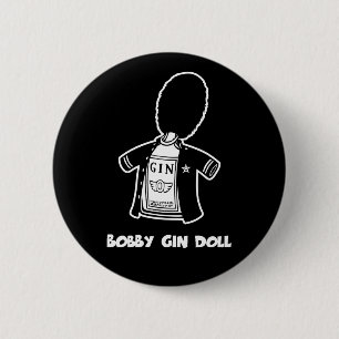 Bobby Gin Doll Ronde Button 5,7 Cm