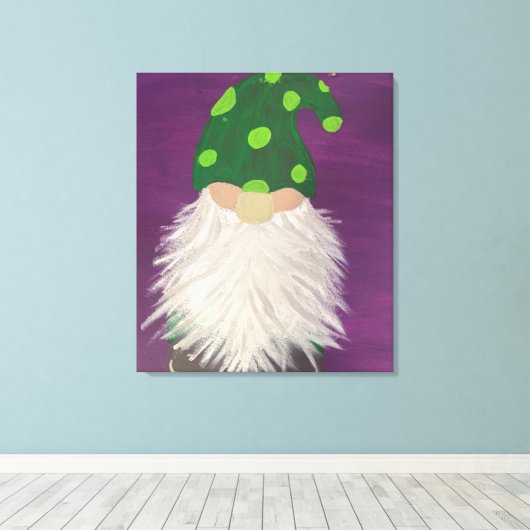 Bobby Gnome Canvas Afdruk (Insitu (Houten vloer))