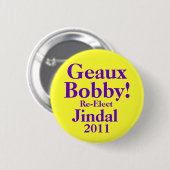Bobby Jindal 2011 Ronde Button 5,7 Cm (Voorkant /achterkant)