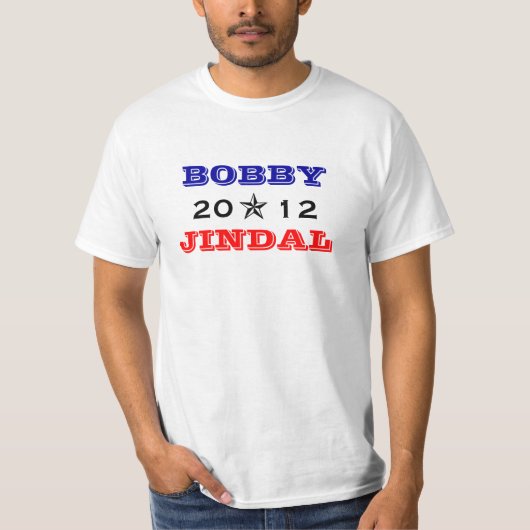 Bobby Jindal 2012 voor President T-shirt (Voorkant)