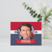 BOBBY JINDAL 2016 BRIEFKAART (Staand voorkant)