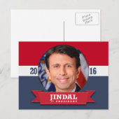 BOBBY JINDAL 2016 BRIEFKAART (Voorkant / Achterkant)