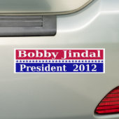 Bobby Jindal voor de Bumpersticker President 2012 (Op auto)