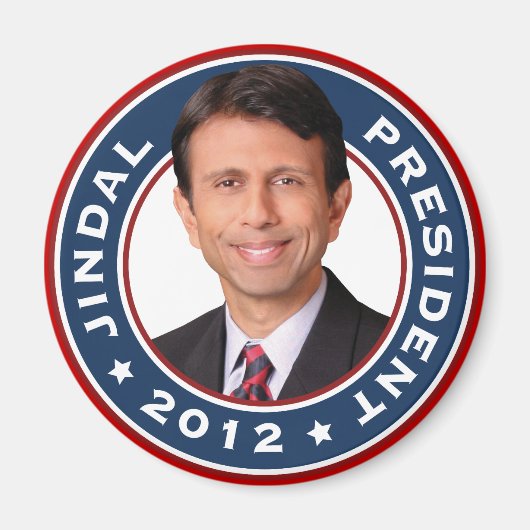 Bobby Jindal voor President 2012 Magneet (Voorkant)