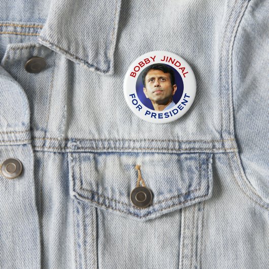 Bobby Jindal voor President Ronde Button 5,7 Cm (In situ)