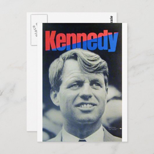 Bobby Kennedy '68 Briefkaart (Voorkant / Achterkant)