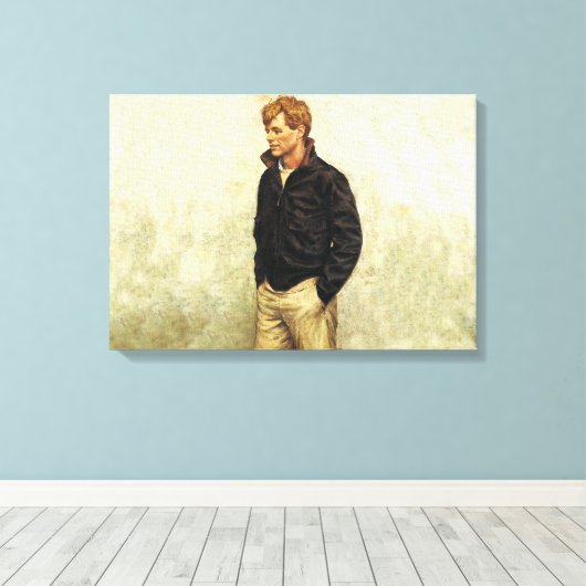 Bobby Kennedy Canvas Afdruk (Insitu (Houten vloer))