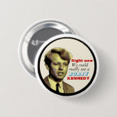 Bobby Kennedy-knop Ronde Button 5,7 Cm (Voorkant /achterkant)