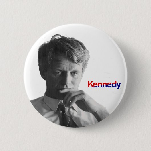 Bobby Kennedy Ronde Button 5,7 Cm (Voorkant)
