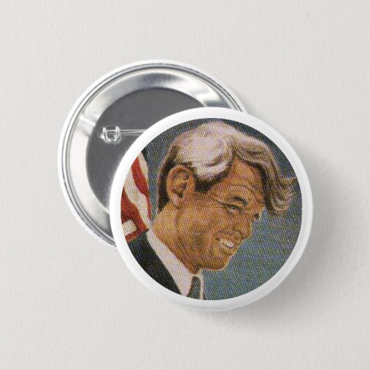 Bobby Kennedy Ronde Button 5,7 Cm (Voorkant /achterkant)