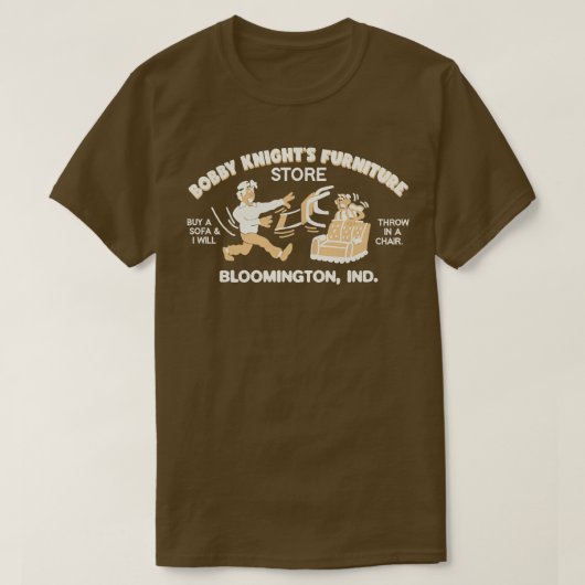 Bobby Knights Meubelwinkel T-shirt (Design voorkant)