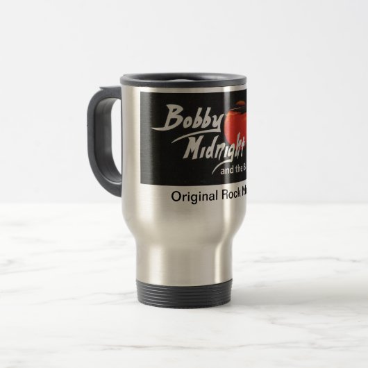 Bobby Midnight Silver reismoug Reisbeker (Voorkant links)