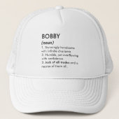Bobby name, Editable name, Custom name Trucker Pet (Voorkant)