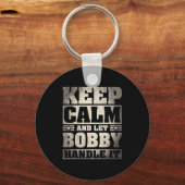 Bobby Name Shirt D Bobby First Name  Sleutelhanger (Voorkant)