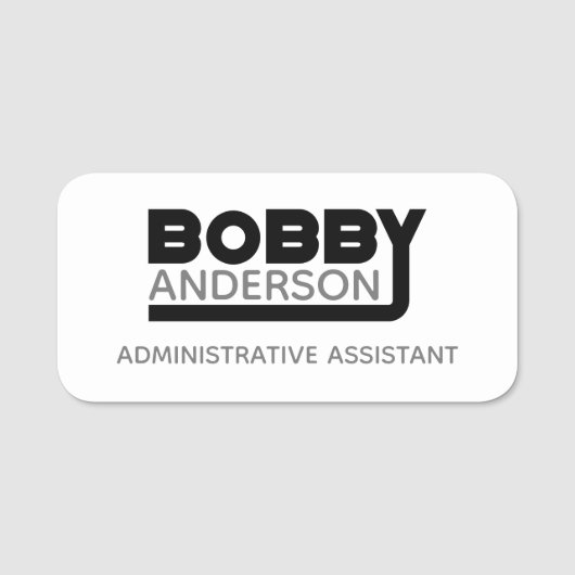 Bobby Name Tag (Voorkant)