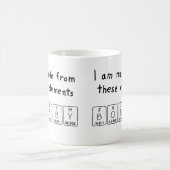 Bobby periodieke lijstnaam mok (Center)