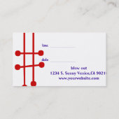 Bobby Pin Regualr Afsprakenkaartje (Achterkant)