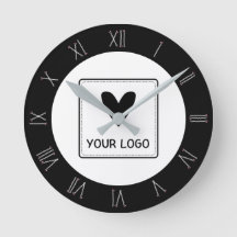 Bobby Pin Roman Numerals Hair Salon Uw Logo