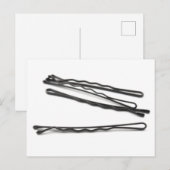 Bobby pins briefkaart (Voorkant / Achterkant)