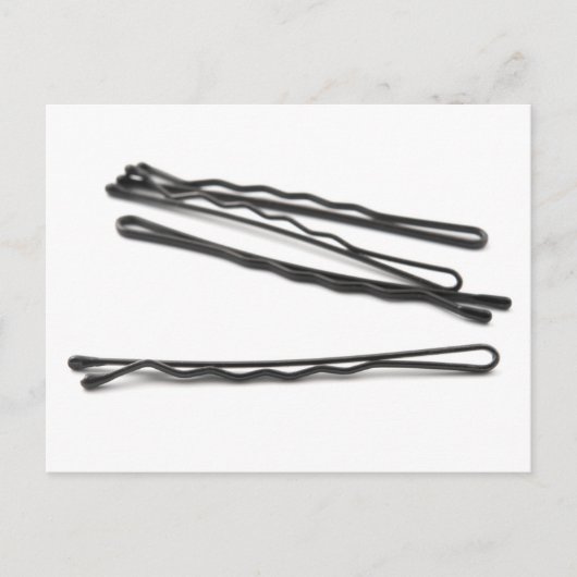 Bobby pins briefkaart (Voorkant)