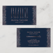Bobby Pins Hair Stylist Hair Salon Hairdresser Visitekaartje (Voorkant / Achterkant)