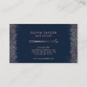 Bobby Pins Hair Stylist Hair Salon Hairdresser Visitekaartje (Achterkant)