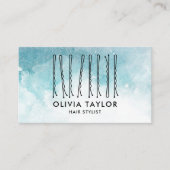 Bobby Pins Hair Stylist Hair Salon Hairdresser Visitekaartje (Voorkant)