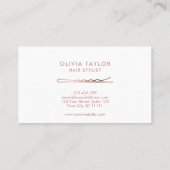 Bobby Pins Hair Stylist Hair Salon Hairdresser Visitekaartje (Achterkant)