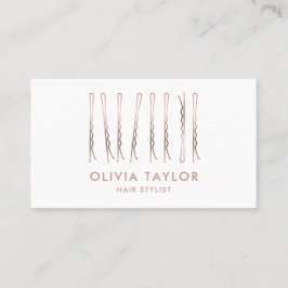 Bobby Pins Hair Stylist Hair Salon Hairdresser Visitekaartje