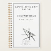 Bobby Pins Hairsalon Appointment Book / Planner (Voorkant)