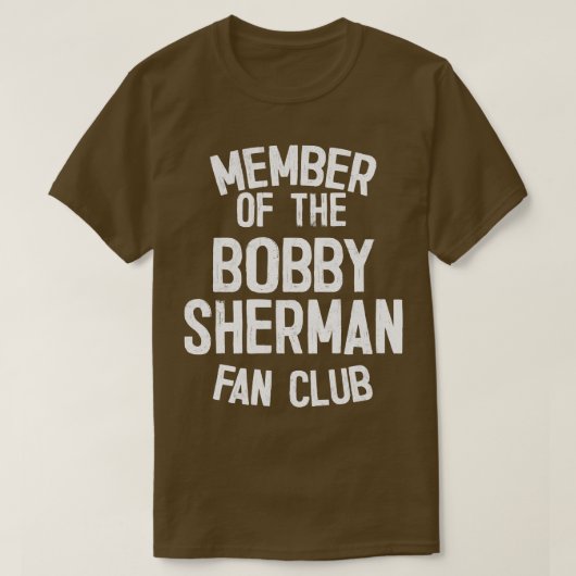Bobby Sherman Fan Club T-shirt (Design voorkant)