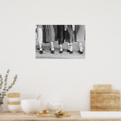 Bobby Socks, 1953. Oude foto Poster (Keuken)